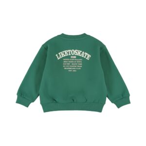 Sweater loose fit green Dirkje