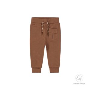 Baby trousers organic cotton brown