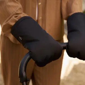 Kinderwagen Handschuhe braun & schwarz Jollein
