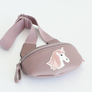 Tasche Sidebag Einhorn sorbet uni brombeer K:S Me