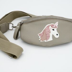 Tasche Sidebag Einhorn sorbet uni grau K:S Me