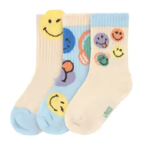 Kinder Socken 3er Set - SmileyWorld®, Blau
