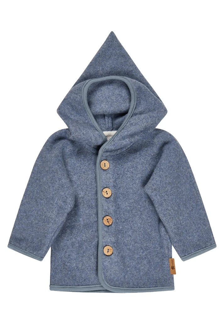 Fleecejacke 100 % Bio Baumwolle Sterntaler