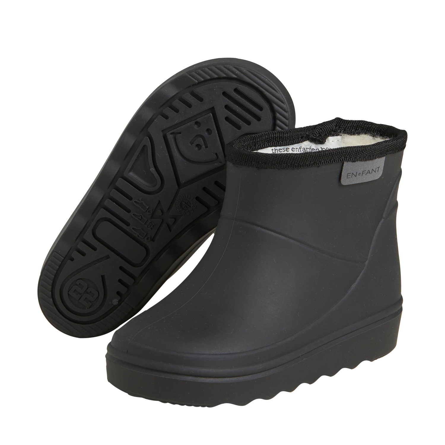 Halbschaft Gummistiefel gefüttert En Fant