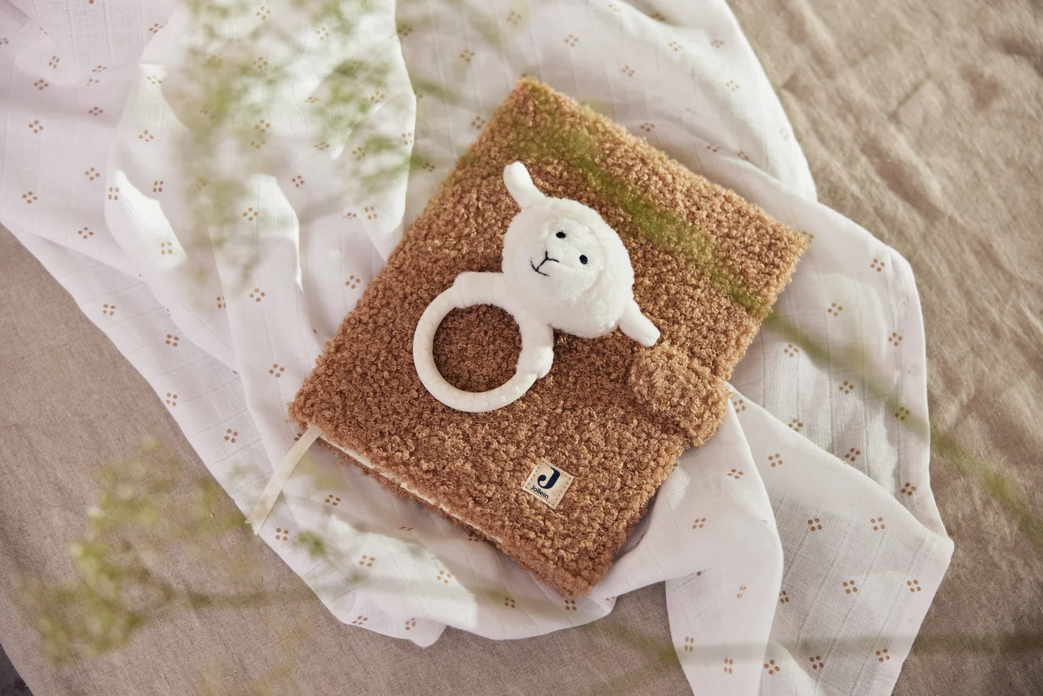 U-Heft Hülle - Boucle Biscuit Jollein – Bild 4