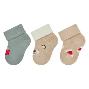 Erstlingssocken 3er Pack Weihnachten Sterntaler