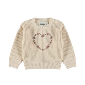 Pullover Antique white Baumwolle Dirkje