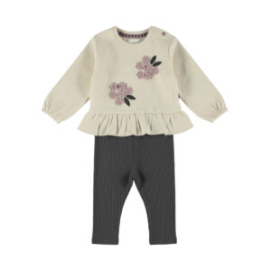 Set Sweater & Treggings oatmeel melee Dirkje