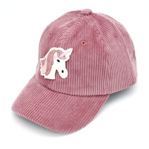 Cap Cord altrosa Einhorn S 52-54 K:S Me