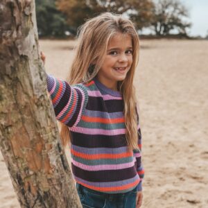Streifen Pullover Baumwolle You Wishes