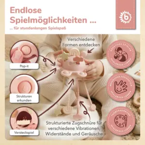 Silikon Activity Planet dreamy rose Bieco