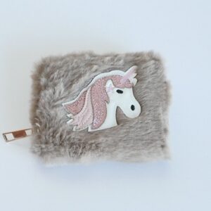 Börse Plüsch Einhorn braun K:S Me