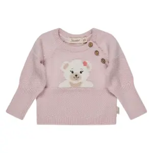 Strickpullover Bär rosa Sterntaler