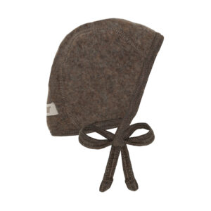 HUTTEliHUT - Bonnet Wool Fleece Brown melange