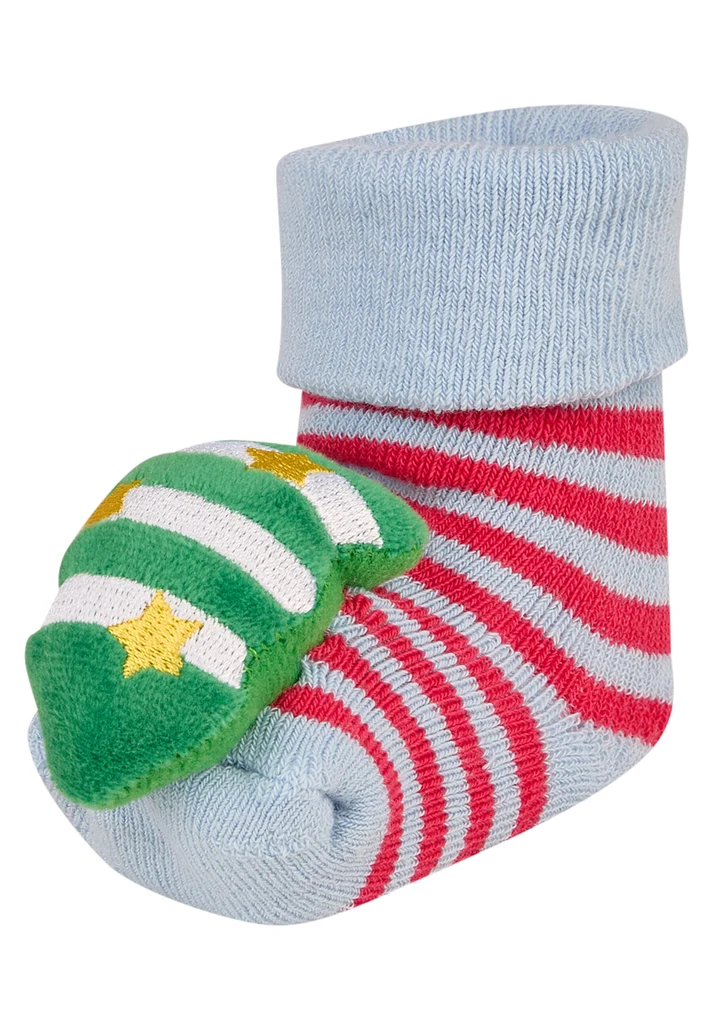 Baby Rasselsocken Tannenbaum Größe 15/ 16 Sterntaler